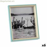 Լուսանկարի շրջանակ՝ նվերների դեկոր՝ կապույտ, սպիտակ, բյուրեղապակյա, MDF, փայտից (6 հատ)