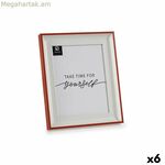 Լուսանկարի շրջանակ՝ նվերի դեկորով, սպիտակ, կարմիր, բյուրեղապակյա, պլաստիկ (6 հատ)