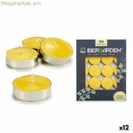 Մոմերի հավաքածու Ibergarden դեղին մոմ ցիտրոնելա (12 հատ) (24 հատ)