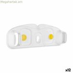 Պատի հենակ ավելների համար՝ սպիտակ, մոխրագույն, պոլիպրոպիլենային, 30 x 4,5 x 10 սմ (12 հատ)