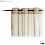 Վարագույրներ նվերների դեկոր բեժ 140 x 260 սմ 34 x 2 x 27 սմ 27 x 43 x 2 սմ (6 հատ)