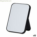 Հայելի ամրակով Berilo սպիտակ սև պոլիպրոպիլենային 1,7 x 20 x 14 սմ 14 x 20 x 1,7 սմ (12 հատ)