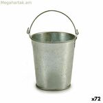 Ibergarden արծաթափայլ ցինկապատ դույլ 15,5 x 11 x 11 սմ 11,5 x 10 x 10 սմ 11,5 x 15,5 x 10 սմ (72 հատ)