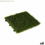 Հատակի սալիկ Ibergarden Green Plastic Astro-turf 30 x 3,5 x 30 սմ խոտածածկ (6 հատ)
