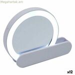 Հայելի Berilo սպիտակ ABS 9 x 2 x 10 սմ LED լամպ (12 հատ)