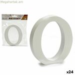 Տառ Pincello O սպիտակ փայտ 2 x 16 x 14,5 սմ (24 հատ)