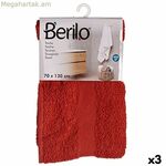 Լոգանքի սրբիչ Berilo Tile 80% բամբակ 20% պոլիեսթեր 70 x 130 սմ (3 հատ)