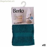 Լոգանքի սրբիչ Berilo Blue 80% բամբակ 20% պոլիեսթեր 30 x 50 սմ 30 x 50 x 0,2 սմ 25 x 1,5 x 15 սմ (12 հատ)