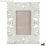 Լուսանկարի շրջանակ՝ նվերների դեկոր, սպիտակ MDF փայտ, էվկալիպտի փայտ (6 հատ)