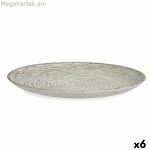 Կենտրոնական նվերի դեկոր՝ սպիտակ MDF փայտից, 34,5 x 3 x 34,5 սմ պարուրաձև (6 հատ)