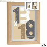 Լուսանկարի շրջանակ՝ նվերների դեկոր, բնական ապակի, MDF, փայտ (6 հատ)