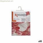 Բծակայուն սփռոց Kinvara Beige Maroon բարակ կտավ Հակաբծային թերթիկներ 140 x 180 սմ (10 հատ)