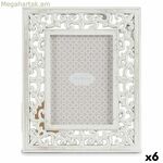 Լուսանկարի շրջանակ՝ նվերների դեկոր՝ սպիտակ փայտե բյուրեղյա էվկալիպտի փայտից (6 հատ)