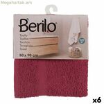 Լոգանքի սրբիչ Berilo Maroon 80% բամբակ 20% պոլիեսթեր 50 x 0,5 x 90 սմ 25 x 3 x 22 սմ (6 հատ)