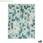 Բծակայուն սփռոց Kinvara Կապույտ փիրուզագույն Բարակ կտավ Բծակայուն շրջանակներ 140 x 180 սմ (6 հատ)