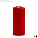 Մոմ Acorde կարմիր 9 x 20 x 9 սմ (4 հատ)