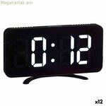 Սեղանի վերևի թվային ժամացույց՝ սև գույնի նվերային դեկորով (12 հատ)