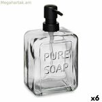 Օճառի դիսպենսեր Berilo մաքուր օճառ սև բյուրեղյա պլաստիկ 570 մլ 10 x 18 x 6 սմ (6 հատ)