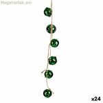 Սուրբ Ծննդյան խաղալիք Krist+ կանաչ պլաստիկե ճռռոց 58 x 3 x 3 սմ (24 հատ)