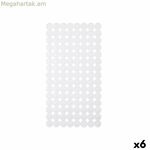 Սահքի դեմ պաշտպանող ցնցուղի գորգ Berilo սպիտակ PVC 6 x 38 x 6 սմ 68 x 36 x 1 սմ 68 x 1 x 36 սմ (6 հատ)