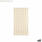 Սահքի դեմ պաշտպանող ցնցուղի գորգ Berilo Beige PVC 6 x 36 x 6 սմ 68 x 36 x 1 սմ (6 հատ)