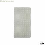 Սահքի դեմ պաշտպանող ցնցուղի գորգ Berilo մոխրագույն PVC 67,7 x 38,5 x 0,7 սմ շրջանակներ (6 հատ)