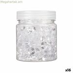 Դեկորատիվ քարեր՝ նվերների դեկոր, թափանցիկ պլաստիկ, 6,5 x 8 x 6,5 սմ, ադամանդ, 150 գ (16 հատ)