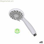 Լոգարանի վարդ Berilo արծաթագույն մետաղական պլաստիկ 8,5 x 21 x 8,5 սմ (12 հատ)