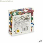 Պինչելլո ՊՎՔ օղակներ 2,3 սմ 12 x 12 x 4 սմ Մատ բազմագույն (12 հատ)