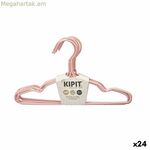 Հագուստի կախիչների հավաքածու Kipit Կապույտ-Կանաչ Վարդագույն Մետաղական Սիլիկոնե Մանկական 9,5 x 0,3 x 18 սմ 29 x 18 x 2,9 սմ (24 հատ)