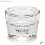 Մոմակալի նվերի դեկոր՝ թափանցիկ ապակի 6 x 4,3 x 6 սմ (12 հատ)