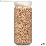 Դեկորատիվ քարեր՝ նվերների համար, բեժ, 2 - 5 մմ, 700 գ, 6,5 x 15,5 x 6,5 սմ, 6,2 x 15,3 x 6,2 սմ, 6,5 x 15,8 x 6,5 սմ (12 հատ)