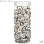 Դեկորատիվ քարեր՝ նվերների համար, մոխրագույն 10 - 20 մմ, 700 գ, 6,2 x 15,3 x 6,2 սմ, 6,5 x 15,8 x 6,5 սմ (12 հատ)