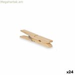 Հագուստի կեռիկներ փայտե 13 x 24 x 3 սմ 1,2 x 9,8 x 9,8 սմ 13 x 25 x 3 սմ Հավաքածու 24 հատ (24 միավոր)