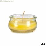 Մոմ Ibergarden դեղին ապակե մոմ 7,7 x 4 x 7,7 սմ (24 հատ)