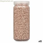 Դեկորատիվ քարեր՝ նվերների համար, շագանակագույն 2 - 5 մմ, 700 գ, 6,5 x 15,5 x 6,5 սմ, 6,2 x 15,3 x 6,2 սմ (12 հատ)