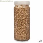 Դեկորատիվ քարեր՝ նվերների համար, ոսկեգույն, 2 - 5 մմ, 700 գ, 6,5 x 15,5 x 6,5 սմ, 6,2 x 15,3 x 6,2 սմ, 6,5 x 15,8 x 6,5 սմ (12 հատ)