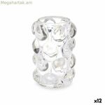 Մոմակալի նվերային դեկոր՝ թափանցիկ բյուրեղյա 8,4 x 12,5 x 8,4 սմ միկրոգնդիկներով (12 հատ)