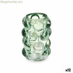 Մոմակալի նվերային դեկոր կանաչ բյուրեղյա 8,4 x 12,5 x 8,4 սմ միկրոգնդիկներ (12 հատ)