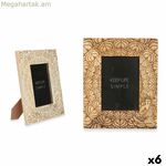 Լուսանկարչական շրջանակի նվերային դեկոր՝ սպիտակ, շագանակագույն, մանգոյի փայտից պատրաստված Բուդդա (6 հատ)