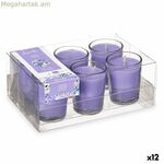 Հոտավետ մոմերի հավաքածու Acorde Lavendar ապակուց (12 հատ)