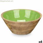 Կանաչ ամանի նվերի դեկոր 24,3 x 10,5 x 24,3 սմ (6 հատ)