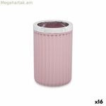 Ապակի Berilo վարդագույն պլաստիկ 7,5 x 11,5 x 7,5 սմ (16 հատ)