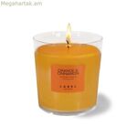 Հոտավետ մոմ՝ նարնջի և դարչինի պիտակով 220 գ