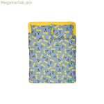 Անկողնային պարագաների հավաքածու Benetton դեղին կապույտ ստանդարտ բալերով 4 հատ