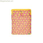 Անկողնային պարագաների հավաքածու Benetton դեղին վարդագույն խնձոր 4 հատ