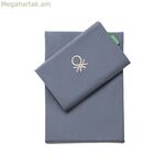 Վերմակի ծածկոցների հավաքածու Benetton TEVERE մուգ կապույտ 150 x 240 սմ 2 հատ