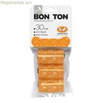 Սանիտարական պայուսակներ United Pets Bon Ton սովորական շան համար, նարնջագույն (3 x 10 հատ)