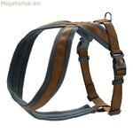 Շան համար նախատեսված ամրագոտի Hunter London Comfort 57-70 սմ շագանակագույն, չափս M