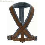 Շան համար նախատեսված ամրագոտի Hunter London Comfort 63-82 սմ, շագանակագույն, չափսը՝ M/L